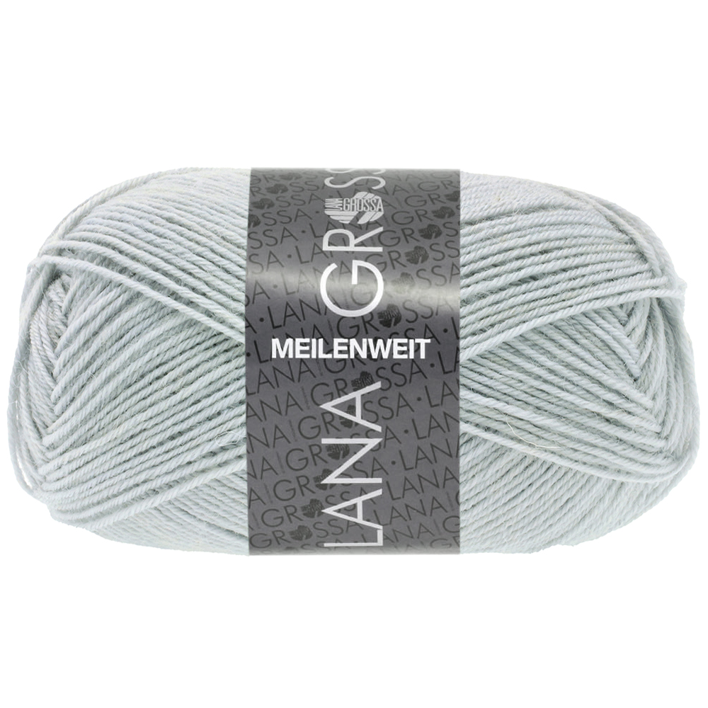 Lana Grossa Meilenweit 50 1402 Silbergrau 50g