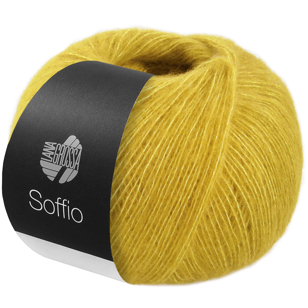 Lana Grossa Soffio 031 Senfgelb