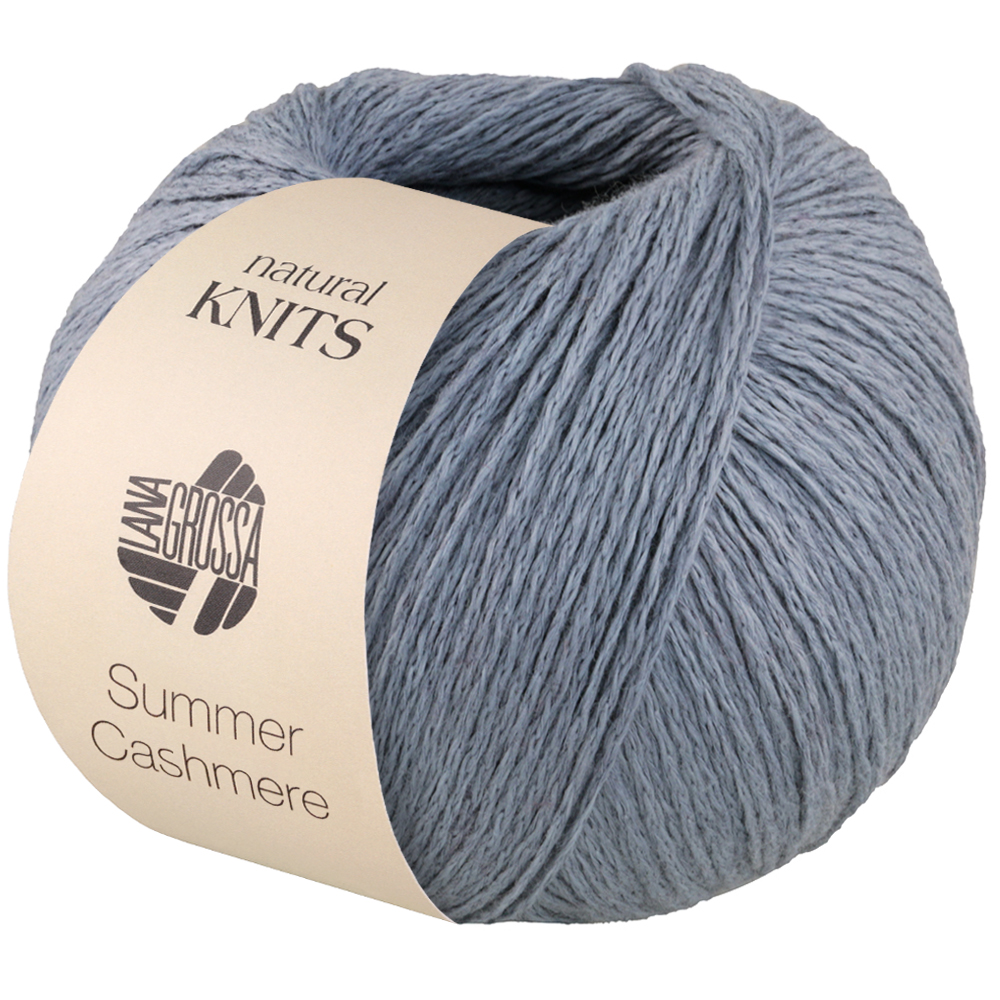 Lana Grossa Summer Cashmere 010 Graublau