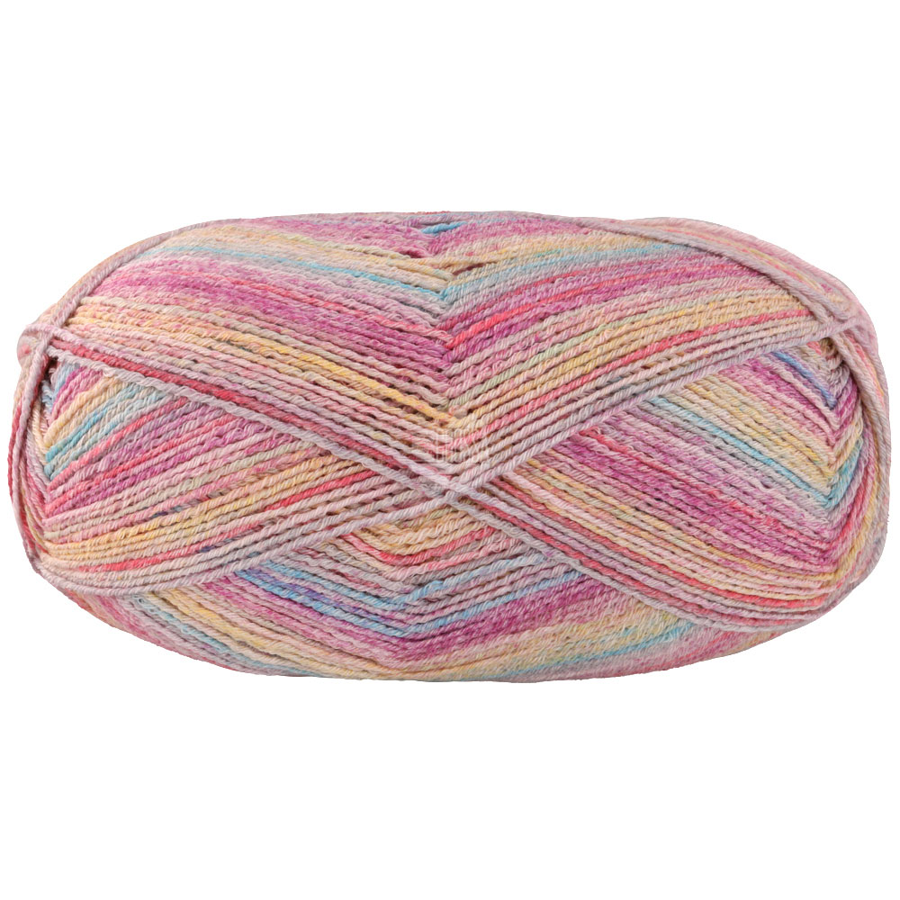 Lana Grossa Meilenweit 100 Cotone Vegano Mango 4455 Türkis/Hellgrau/Gelb/Hellbeige/Fuchsia/Rot/Hellr