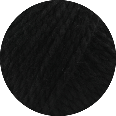 Lana Grossa Natural Lama Chunky 008 Schwarz 50g
