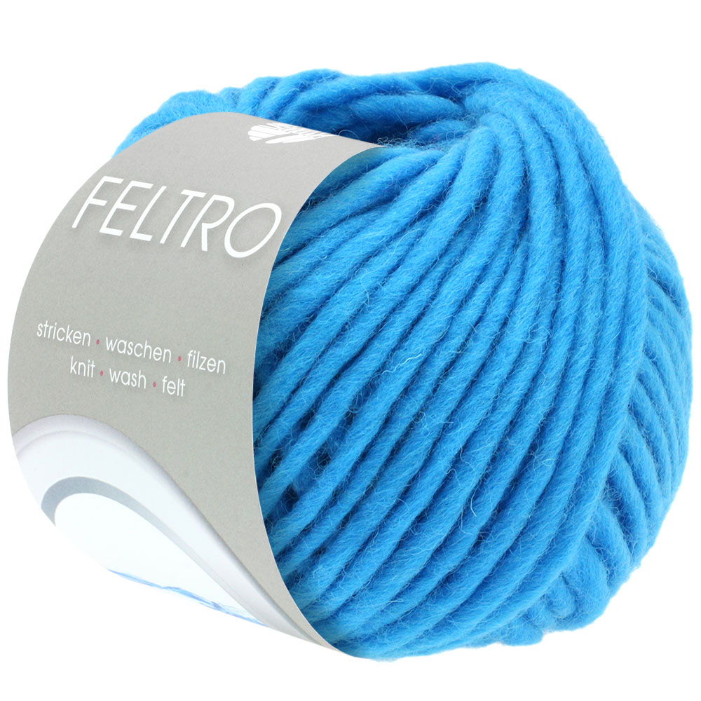 Lana Grossa Feltro 042 Türkisblau 50g