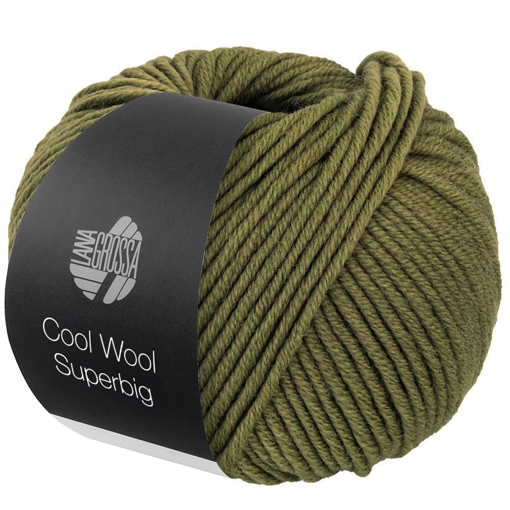 Lana Grossa Cool Wool Superbig 024 Oliv 50g