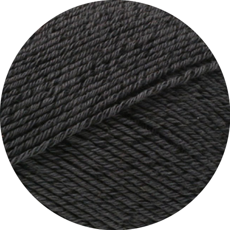 Lana Grossa Meilenweit 100 Cotone Vegano 012 Schwarz 100g