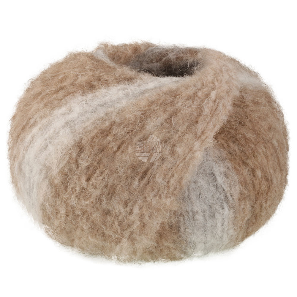 Lana Grossa Gigante 020 Sand-/Hellbeige/Hellgrau/Taupe 100g