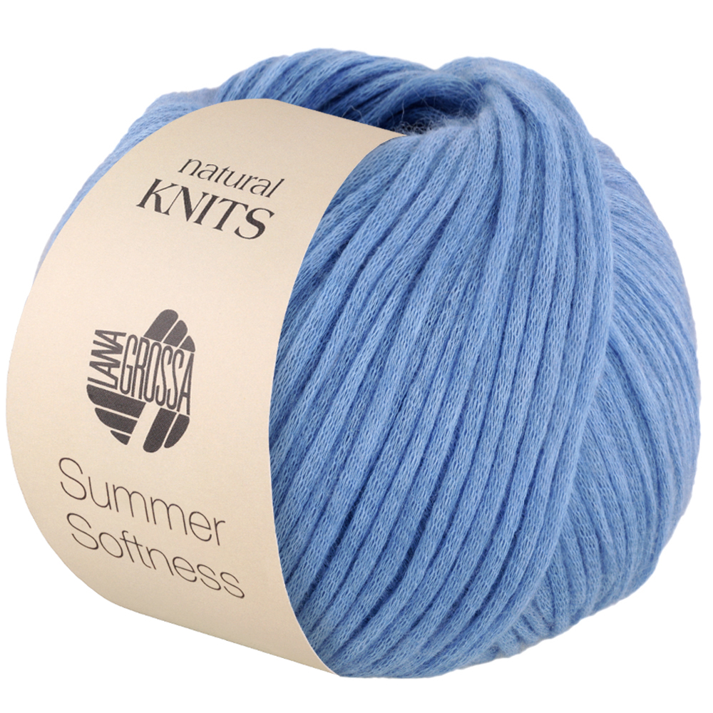 Lana Grossa Summer Softness 016 Jeansblau 50g