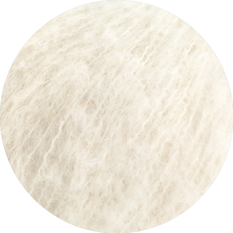 Lana Grossa Natural Alpaca Lungo 001 Wollweiß 50g