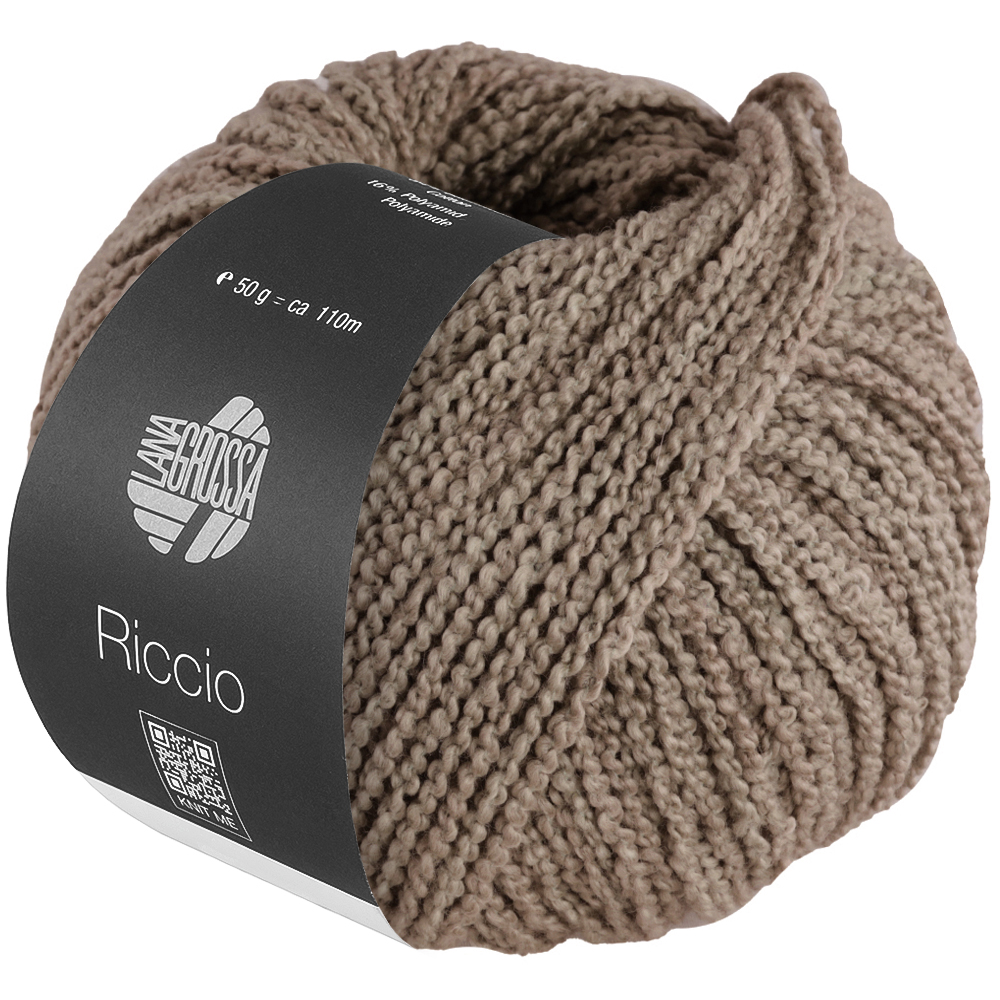 Lana Grossa Riccio 023 Kieselgrau 50g