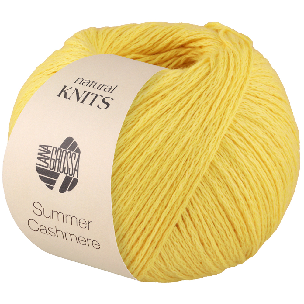 Lana Grossa Summer Cashmere 017 Zitrusgelb 50g