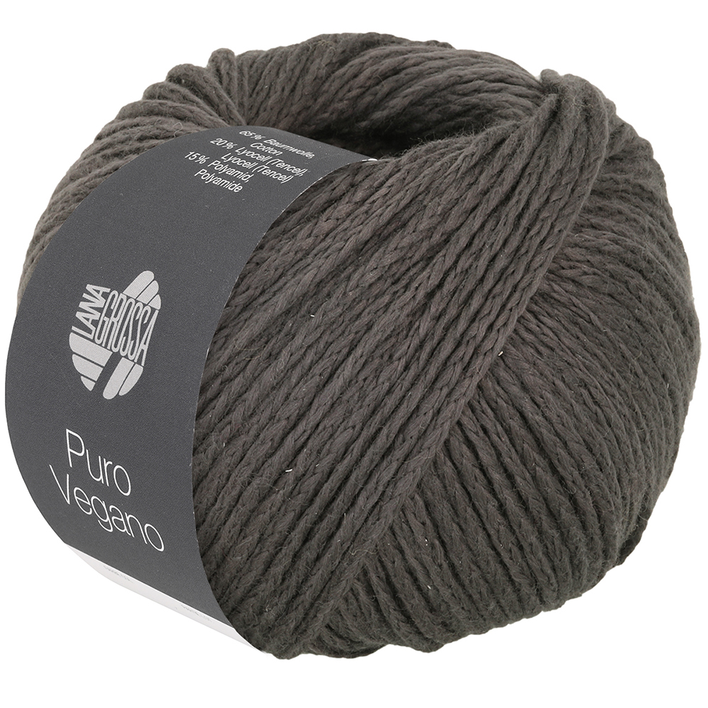 Lana Grossa Puro Vegano 017 Anthrazit 50g