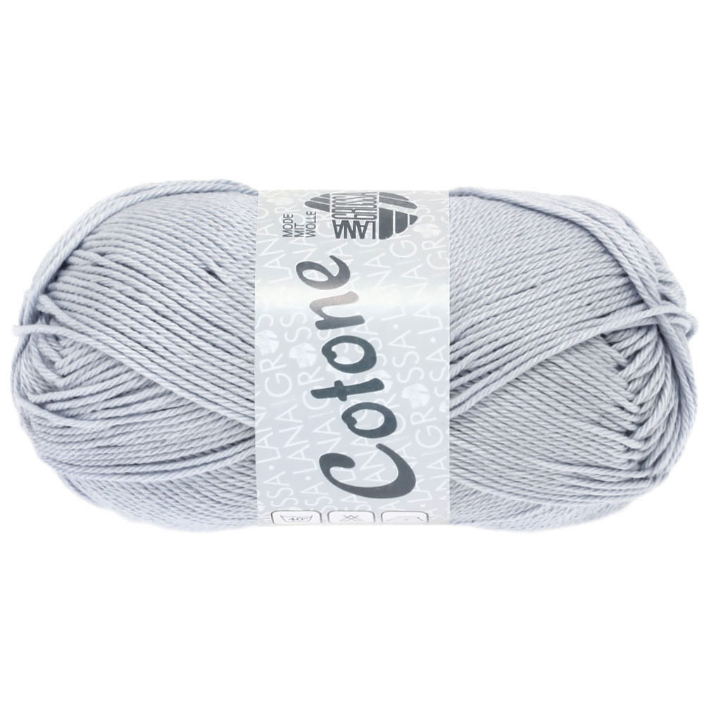 Lana Grossa Cotone 063 Silbergrau 50g