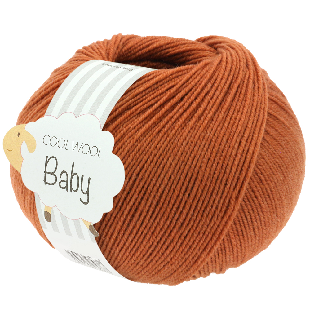 Lana Grossa Cool Wool Baby 337 Braunorange