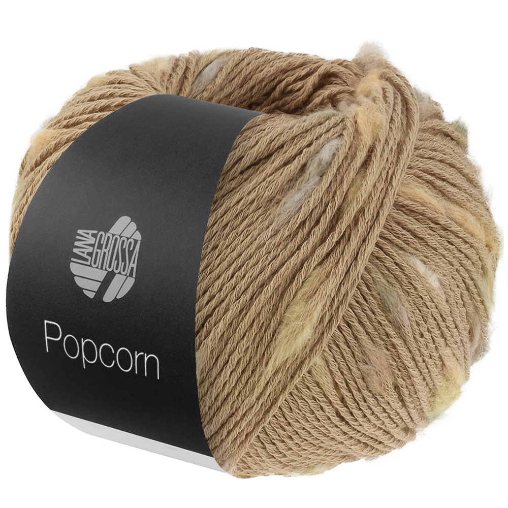 Lana Grossa Popcorn 012 Camel/Beige/Sand/Grau 50g