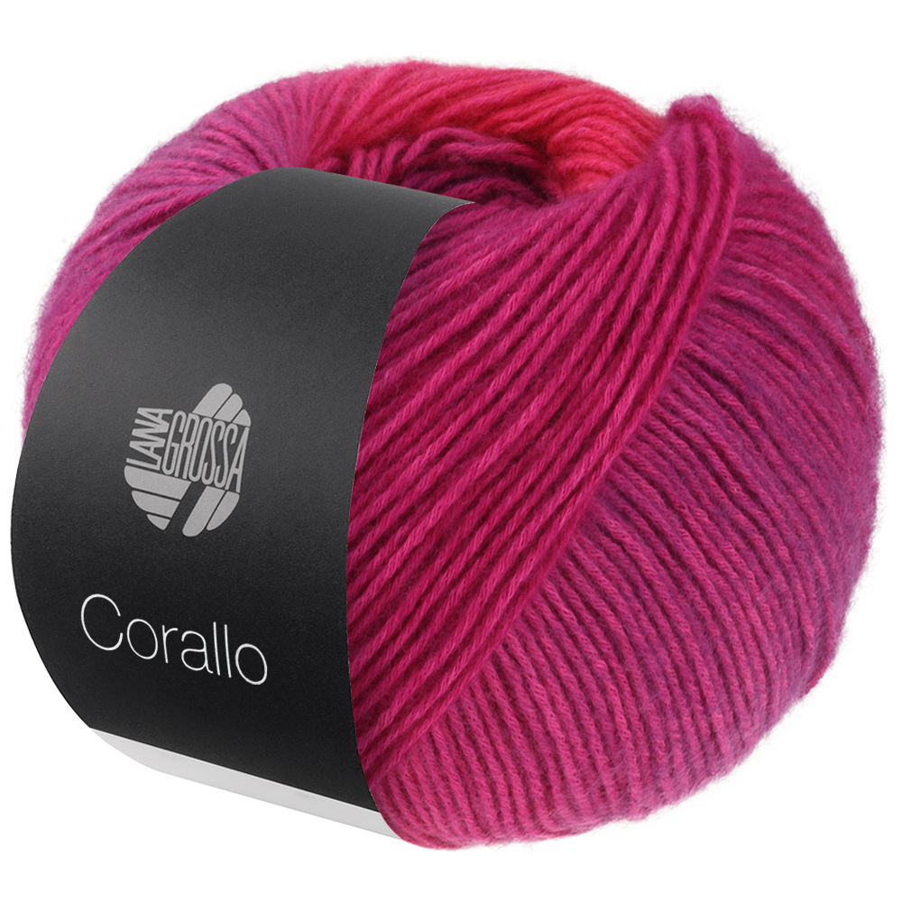 Lana Grossa Corallo 004 Rotviolett/Fuchsia/ Pink 100g