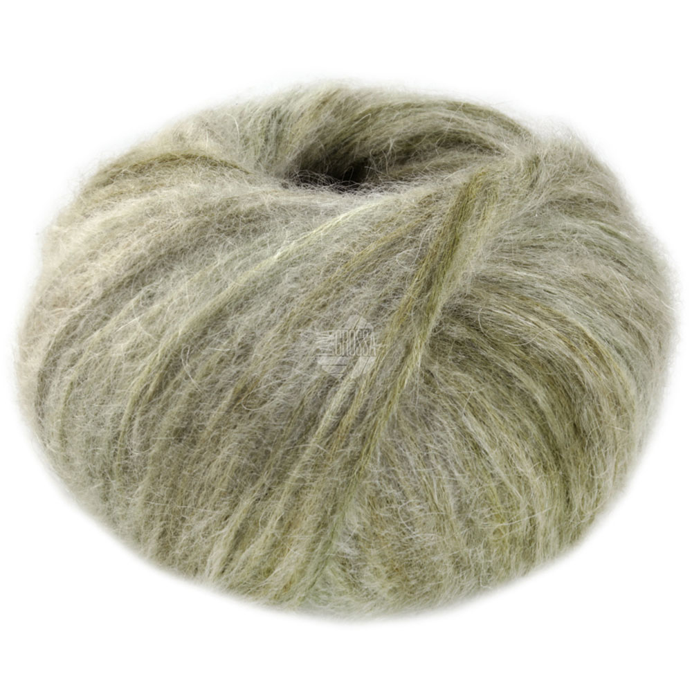 95Lana Grossa Superkid Seta 108 Grau-/Oliv-/Resedagrün 25g