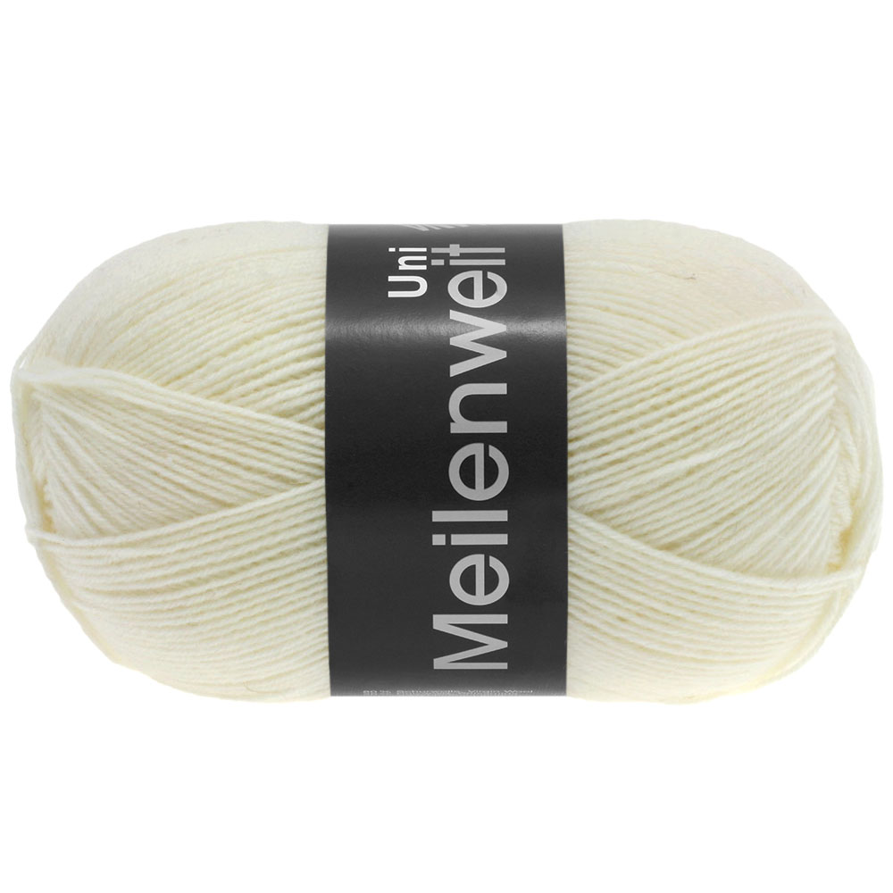 Lana Grossa Meilenweit 100 1345 Weiß 100g
