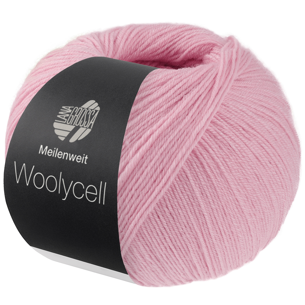 Lana Grossa Woolycell 004 Rosa 100g