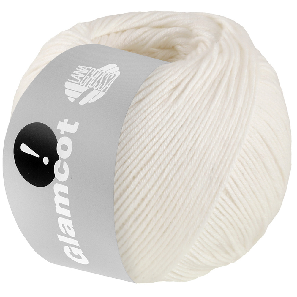Lana Grossa Glamcot 002 Creme 50g