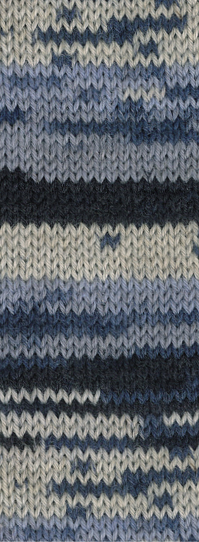 Lana Grossa Meilenweit 100 Denim Mix 7818 