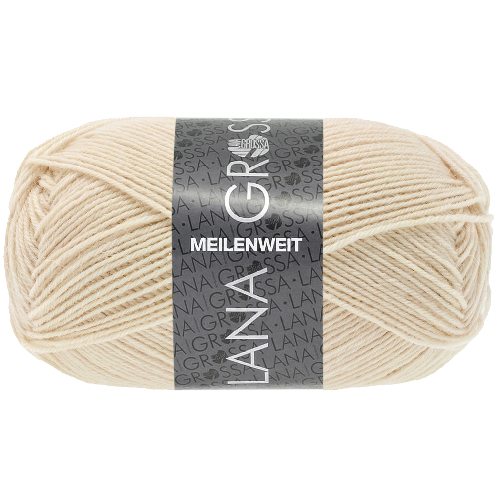 Lana Grossa Meilenweit 50 1417 Eierschale 50g