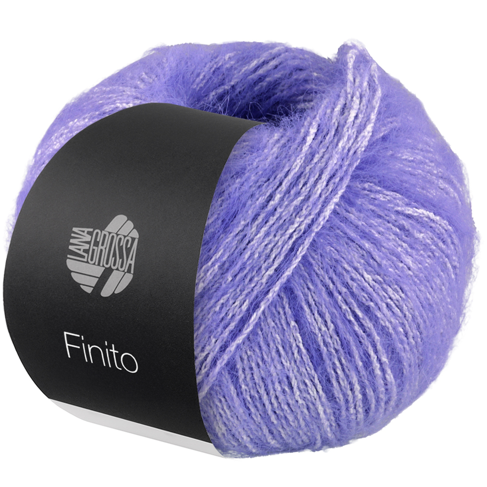 Lana Grossa Finito 011 Blaulila/Creme 50g