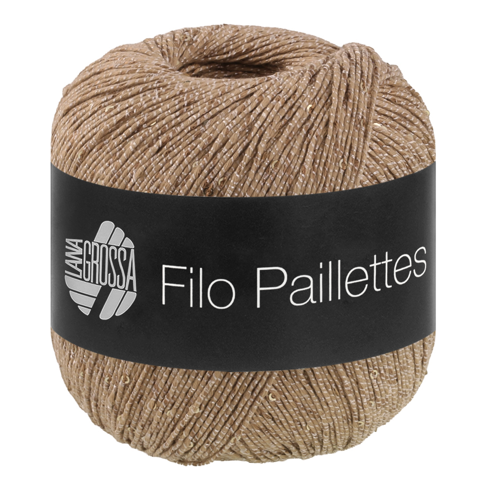 Lana Grossa Filo Pailettes 017 Camel 50g