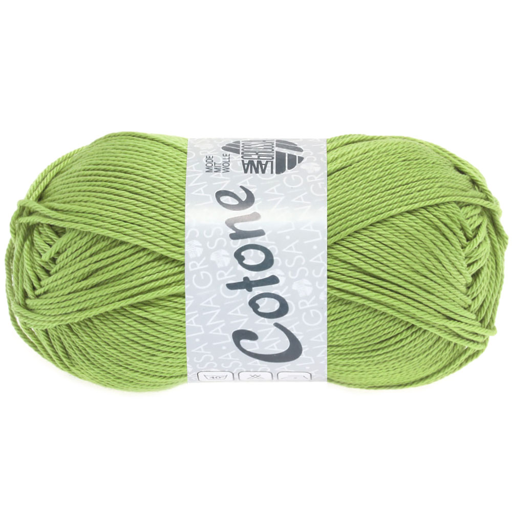 Lana Grossa Cotone 073 Lindgrün 50g