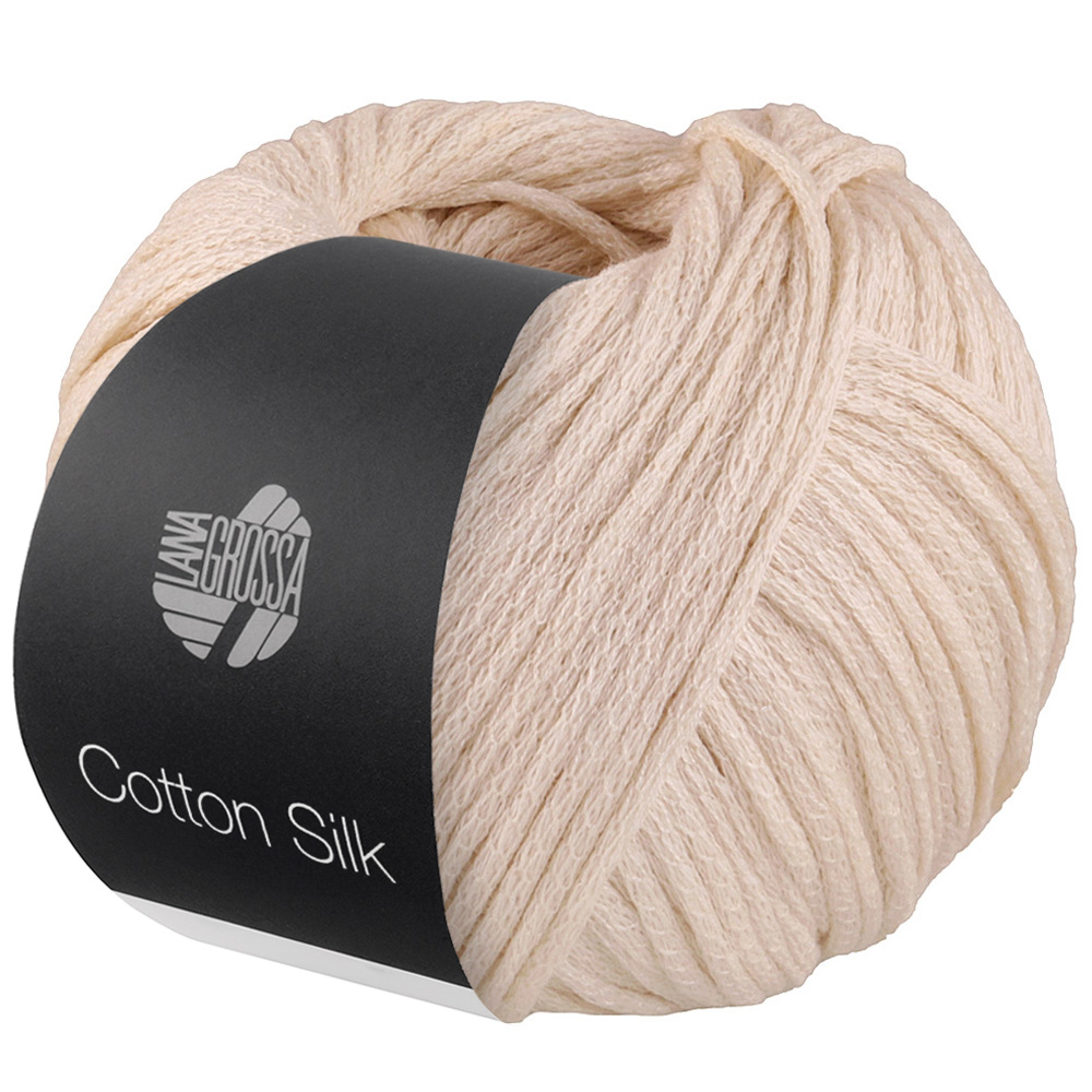 Lana Grossa Cotton Silk 009 Hellbeige