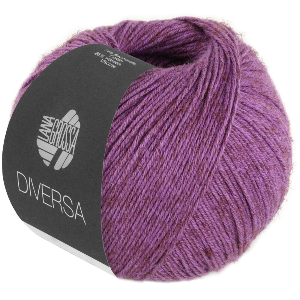 Lana Grossa Diversa 020 Pflaume 50g