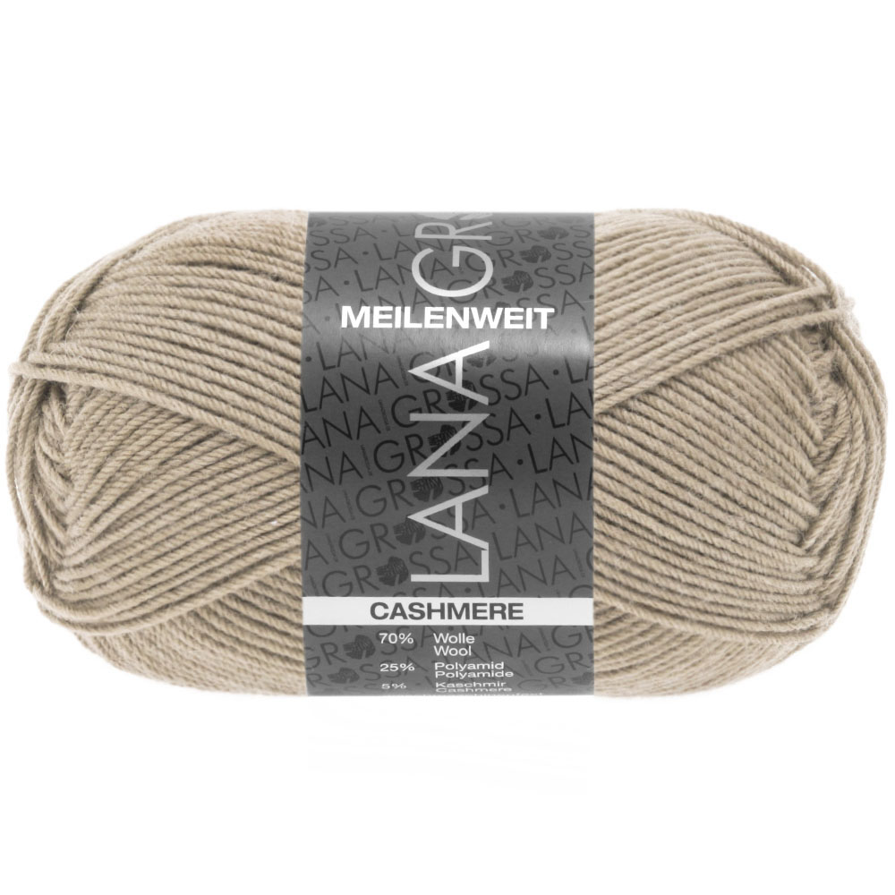 Lana Grossa Meilenweit 50 Cashmere 013 Beige 50g