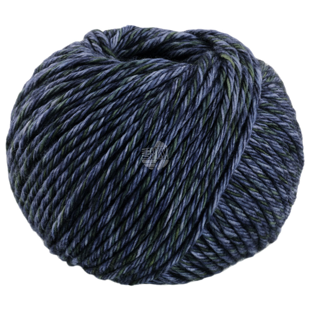 Lana Grossa Vintage Chunky 005 Dunkelgrün/-blau 50g