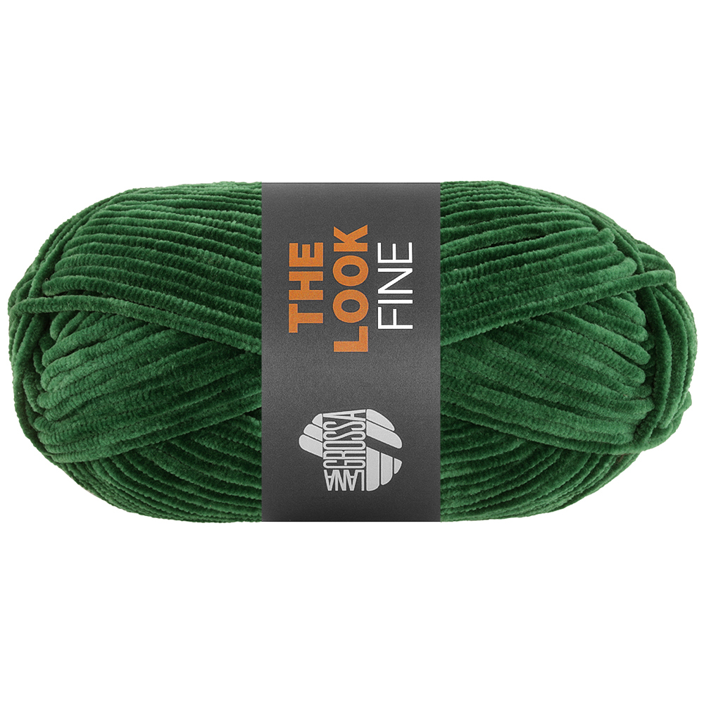 Lana Grossa The Look Fine 121 Flaschengrün 50g