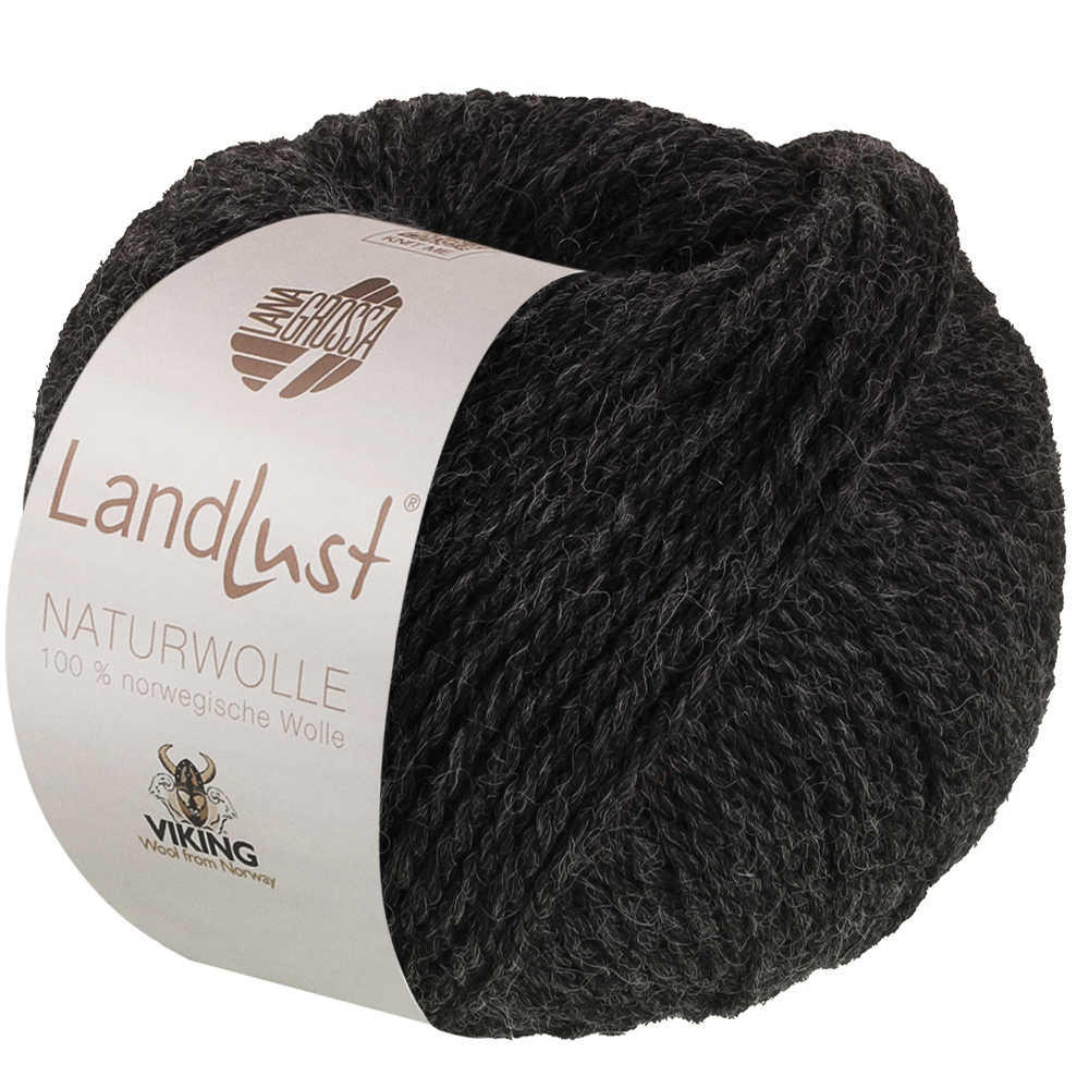 Lana Grossa Landlust Naturwolle 010 Anthrazit
