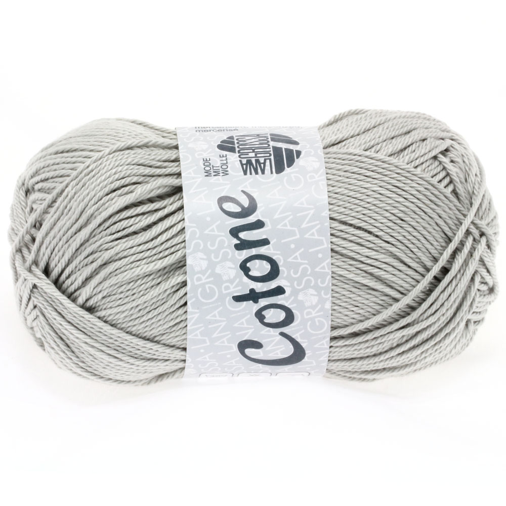 Lana Grossa Cotone 027 Hellgrau 50g
