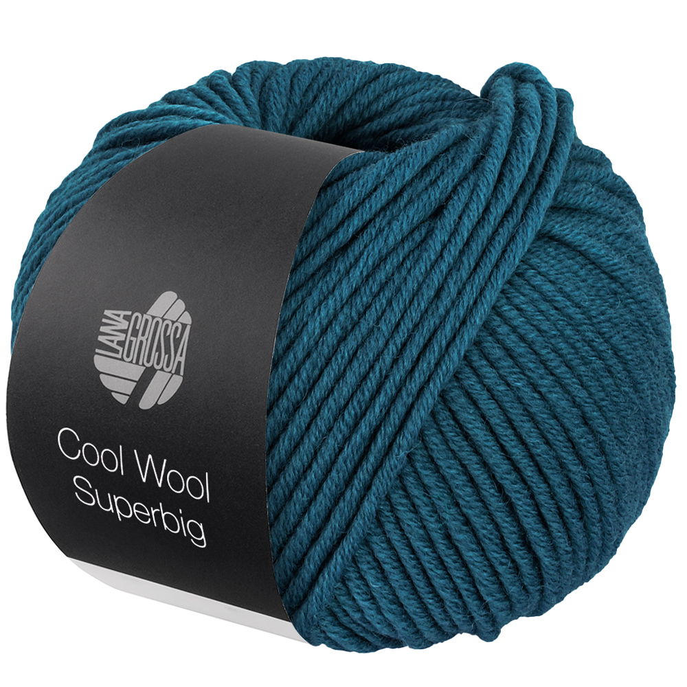 Lana Grossa Cool Wool Superbig 032 Blaupetrol 50g