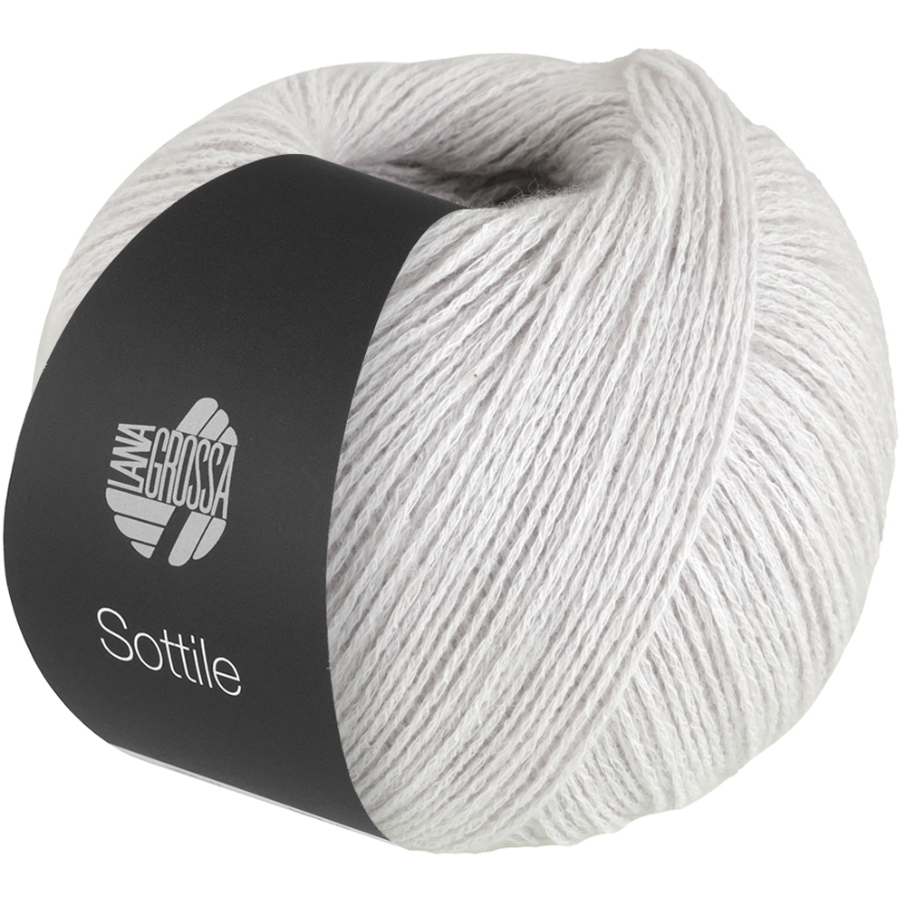 Lana Grossa Sottile 015 Silbergrau 50g