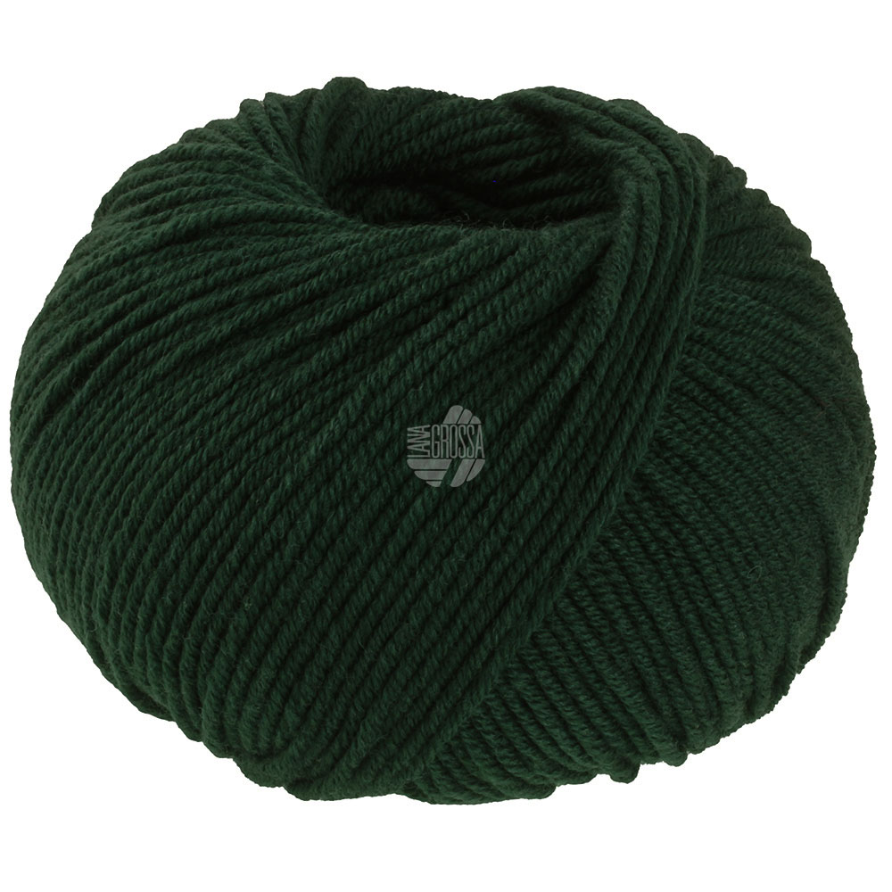 Lana Grossa Merino Soft 015 Dunkelgrün 50g