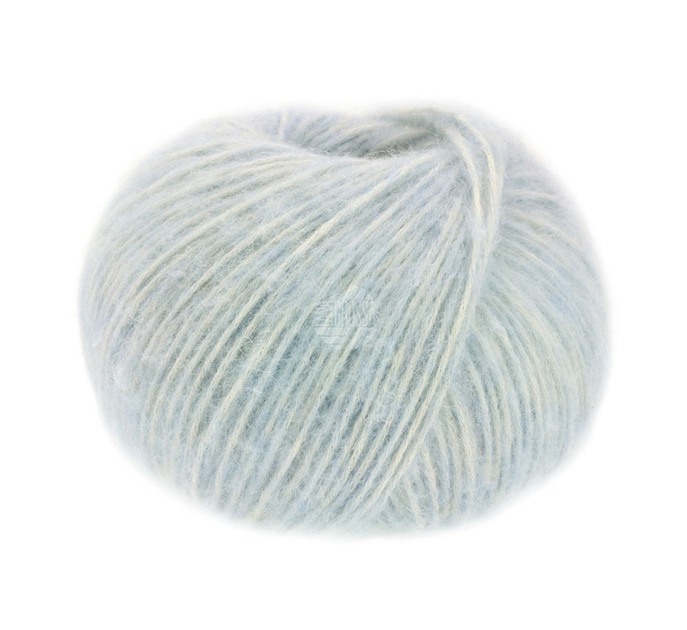 Lana Grossa Natural Alpaca Pelo 013 Zartblau meliert