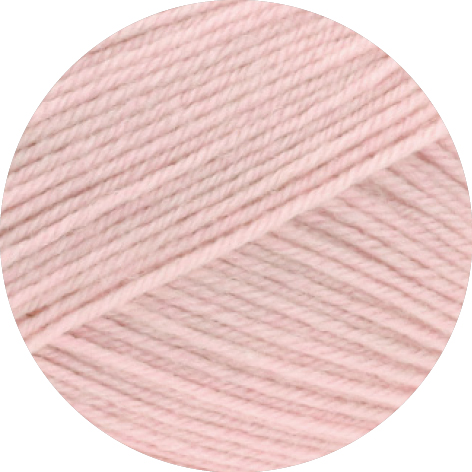 Lana Grossa Meilenweit 100 Merino Extrafein Uni 2434 Rosa 100g