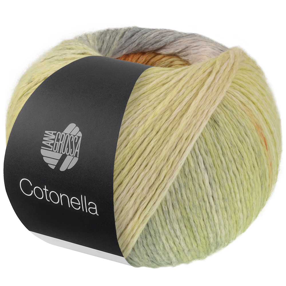 Lana Grossa Cotonella 020 Zartflieder/Natur/Vanille/Grau/Rost/Camel 100g
