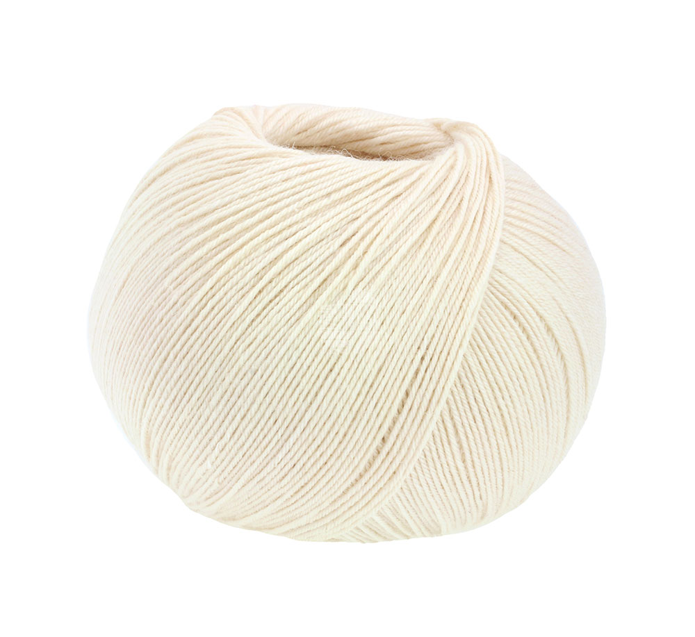 Lana Grossa Meilenweit 100 Seta 030 Hellbeige 100g