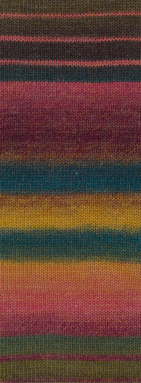 Lana Grossa Gomitolo Arte 1013 Umbra/Beere/Pertol/Camel/Hellrot/Dunkelgrau 200g