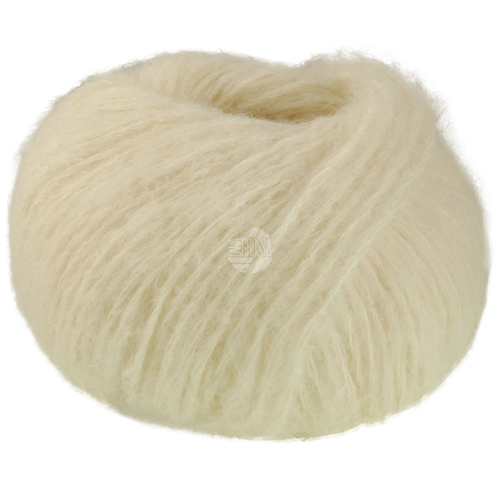 Lana Grossa Mohair Di Gio 009 Rohweiß50g